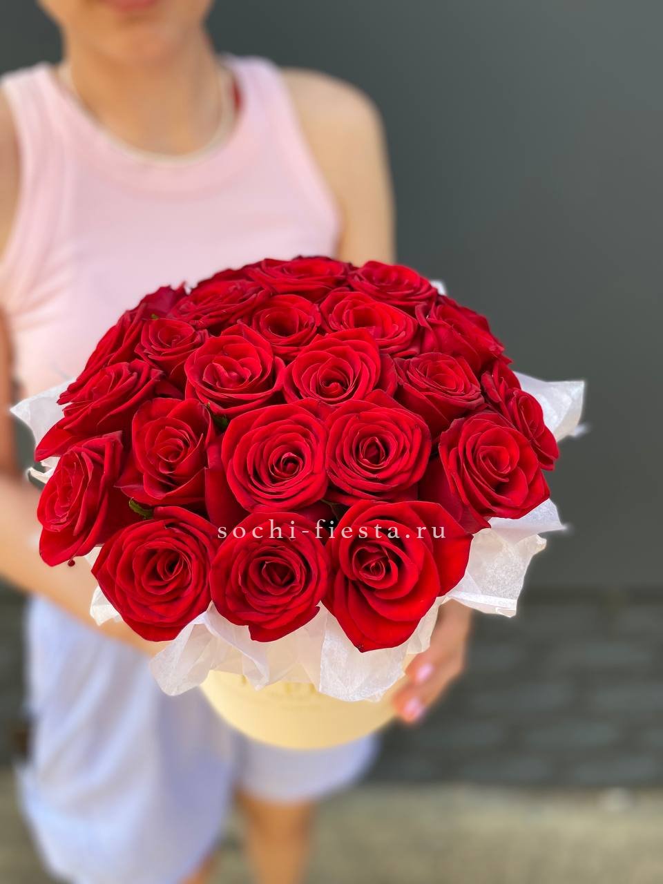 свадебная коробка XL с пионами для церемонии в Кургане