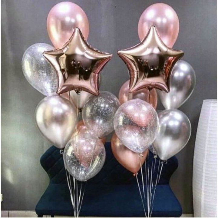 Фонтаны шаров "Дубль старт" в Кургане