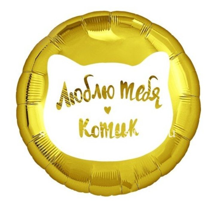 Фольгированный шар "Люблю тебя, Котик" в Кургане