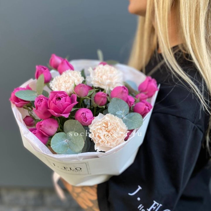 Букет с мисти бабблс №2 в Кургане