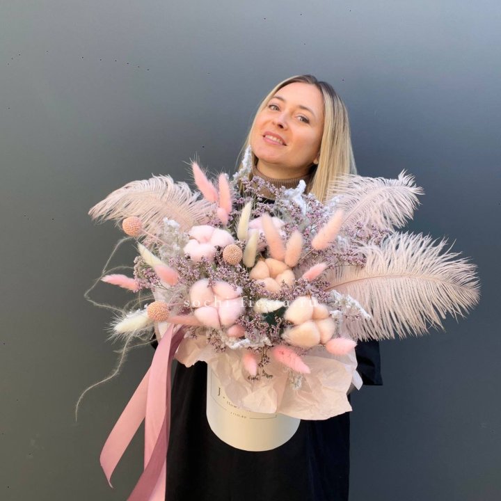 Авторский бокс с сухоцветами в Кургане