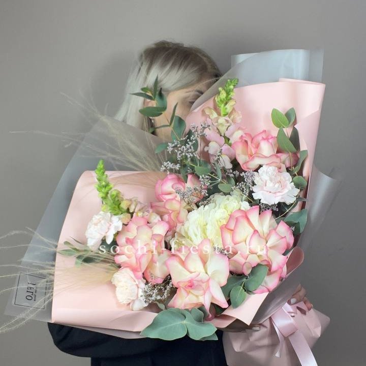  Букет  "Закат для неё" в Кургане