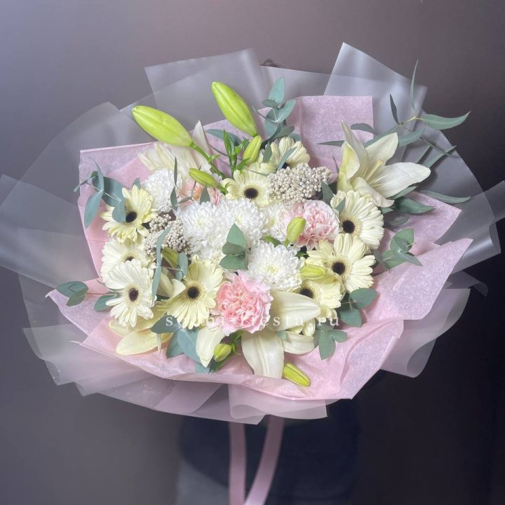 Букет "Нежная савана" в Кургане