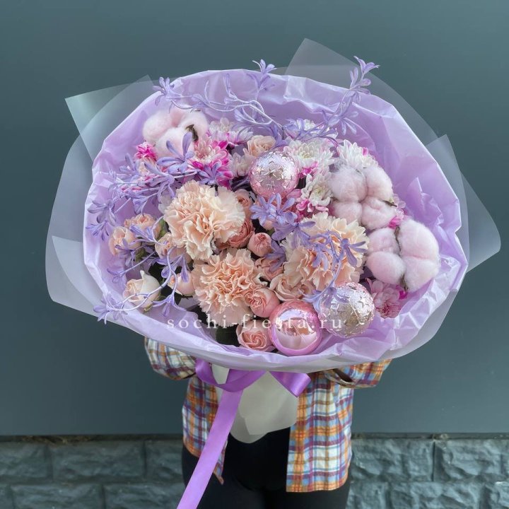 Букет "Лавандовая сказка" в Кургане