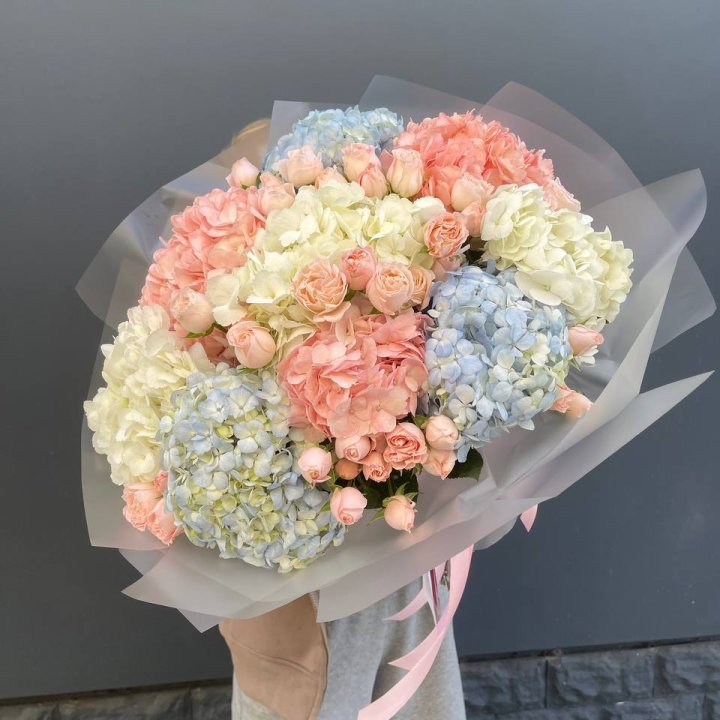 Дуо гортензии и бомбастик в Кургане