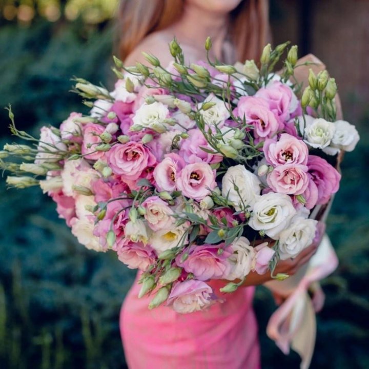 Букет эустом №1  в Кургане