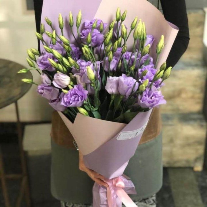 Букет эустом "Лило" в Кургане