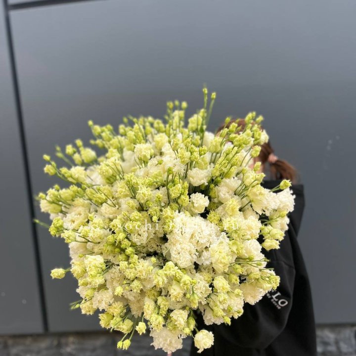 51 белая эустома в Кургане