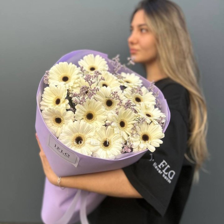 Букет голландских гербер "Лавандер" в Кургане