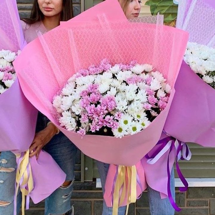 Букет хризантем №3 в Кургане