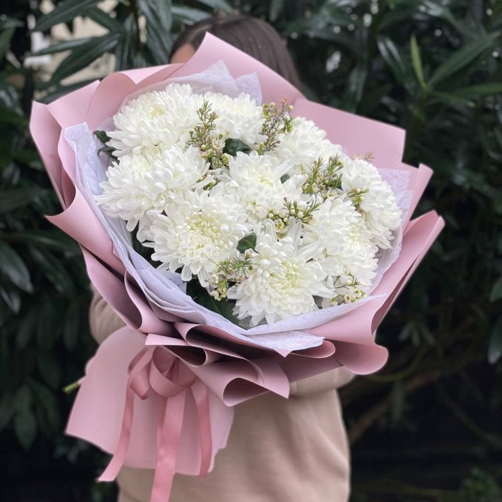 Букет хризантем №1 в Кургане