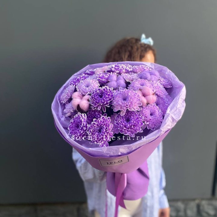 Хризантемы с хлопком в Кургане