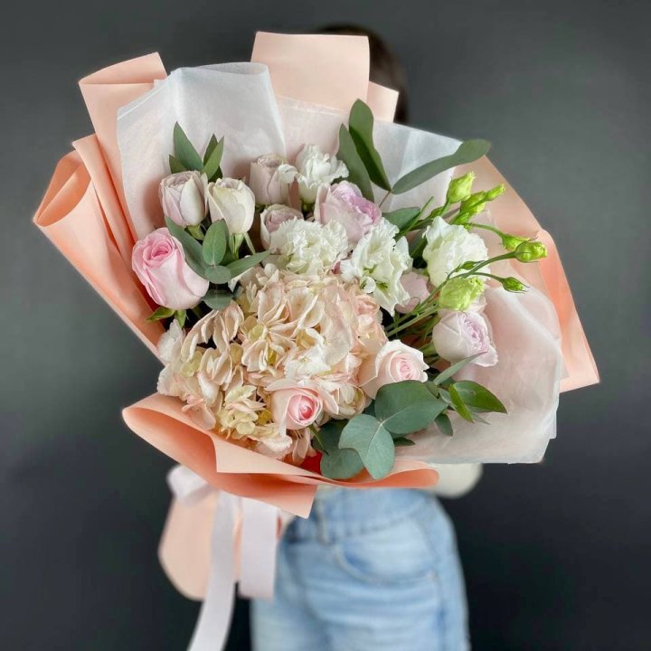 Букет с гортензией "Клодс" в Кургане