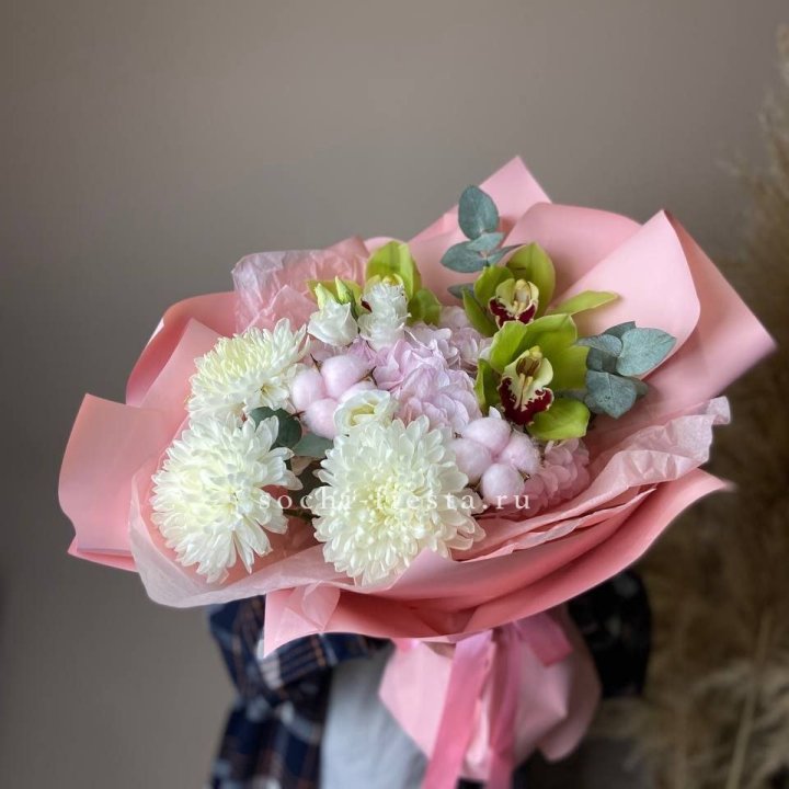  Букет с орхидеями "Вита" в Кургане