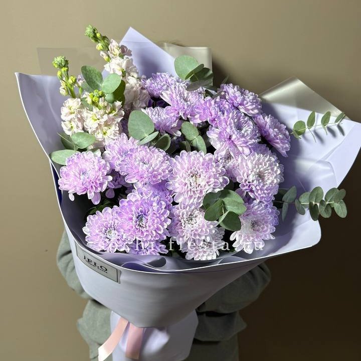 Дуо хризантема и маттиола в Кургане