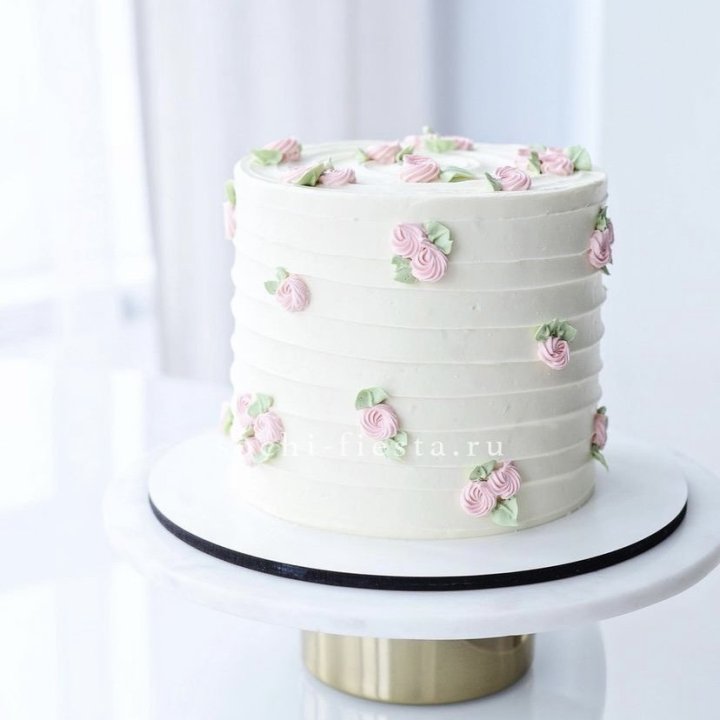 Торт "Розы в снегу" в Кургане