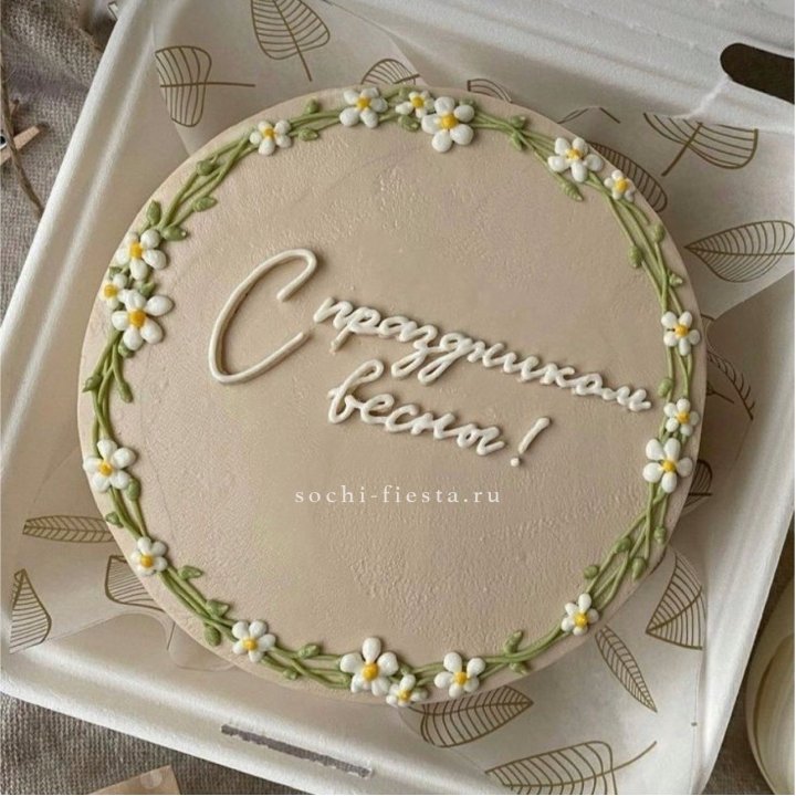 Бенто-торт "C праздником весны!"  в Кургане