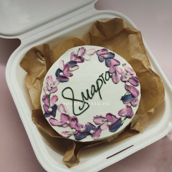 Бенто-торт "8 марта цветы"  в Кургане