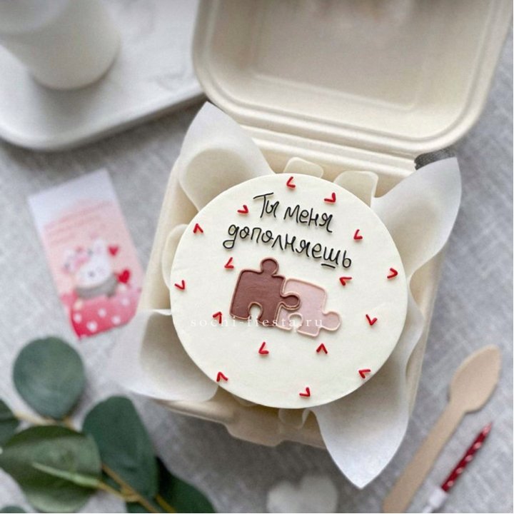 Бенто-торт "ТЫ меня дополняешь"  в Кургане