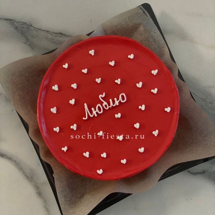 Бенто-торт "Люблю" в Кургане