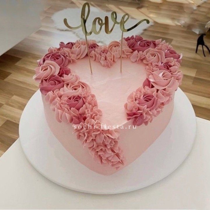 Торт "Сердце" 10 в Кургане