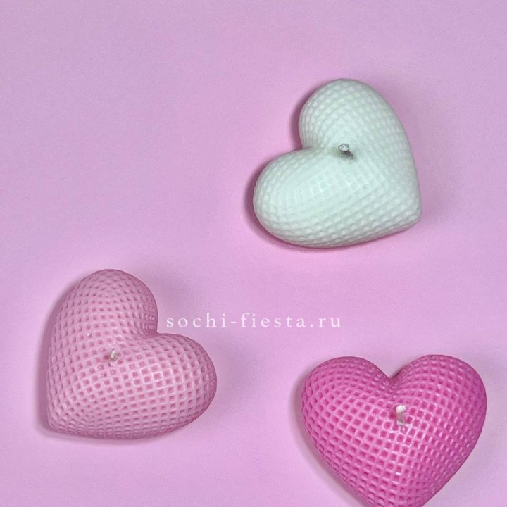 Набор свеч сердец в Кургане