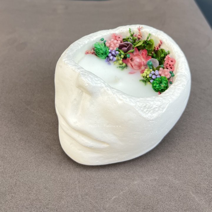 Свеча ароматическая в гипсе  в Кургане