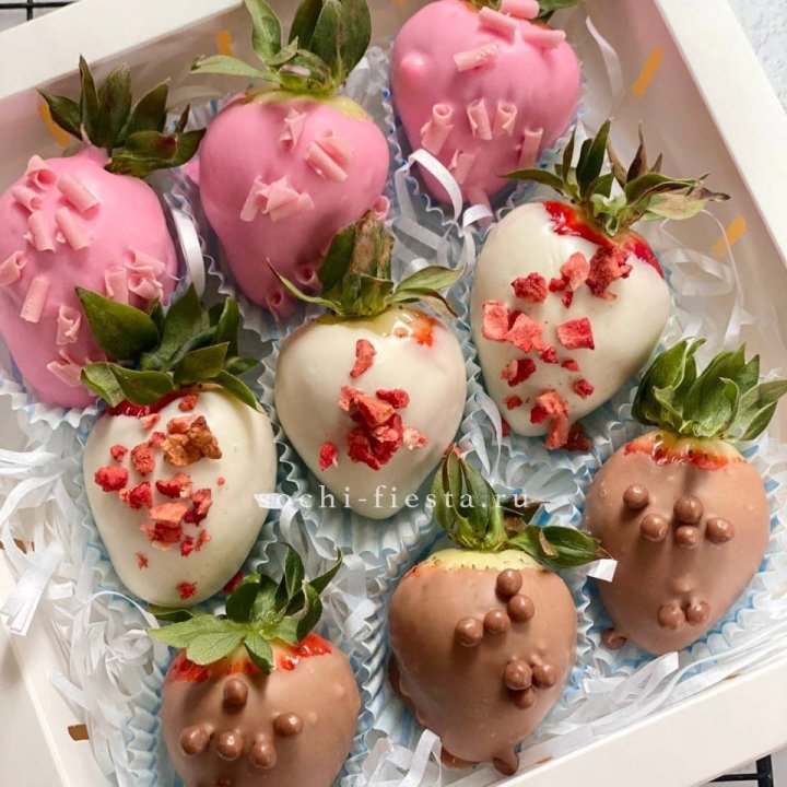 Клубника в шоколаде 9 ягод в Кургане