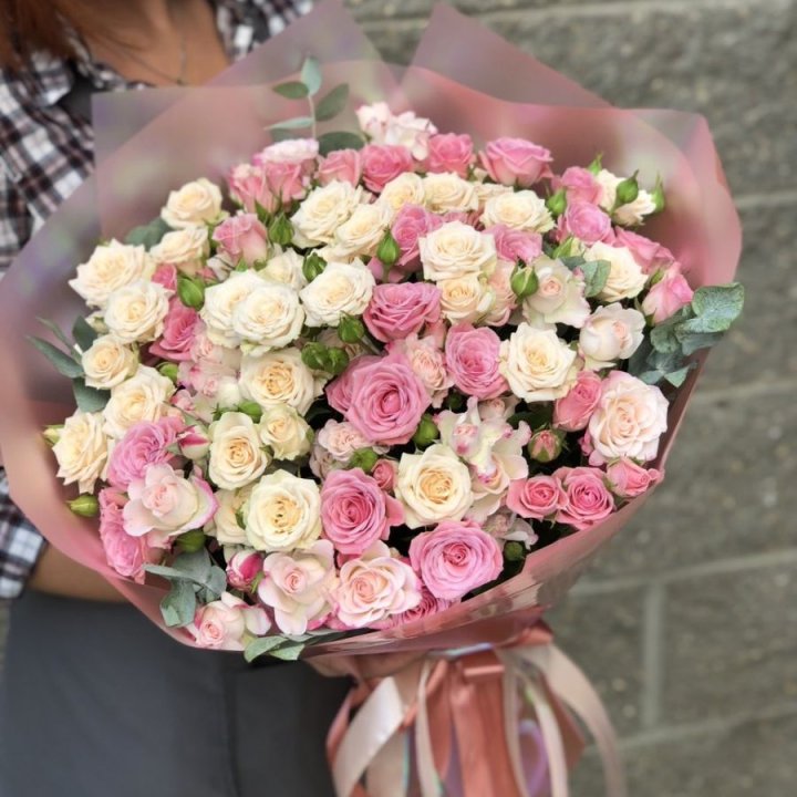 21 кустовая роза в Кургане