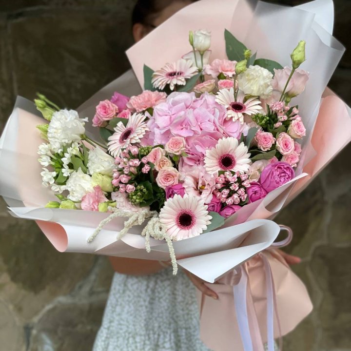 Авторский букет Пич в Кургане
