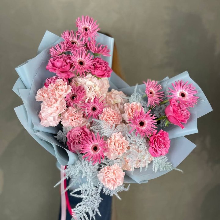 Дизайнерский букет "Свит хаер" в Кургане