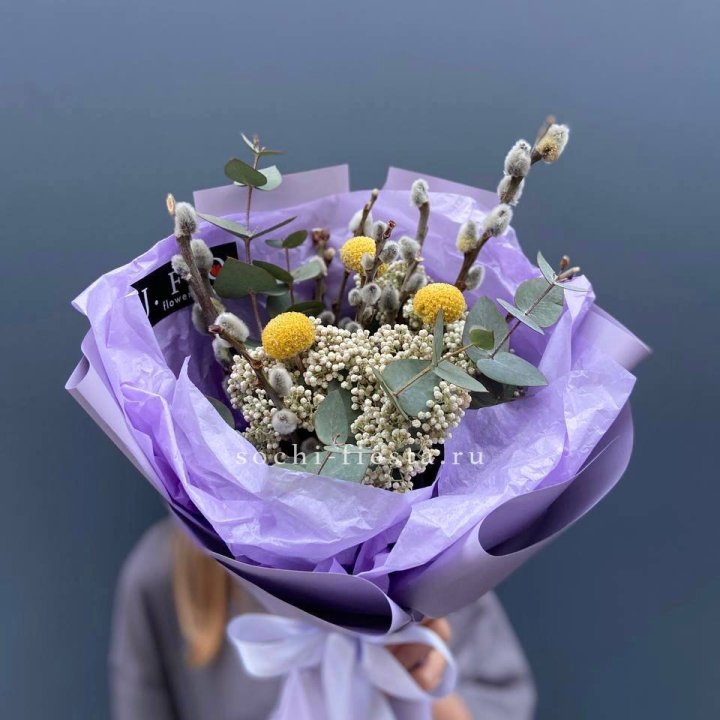Букет с Вербой №1 в Кургане