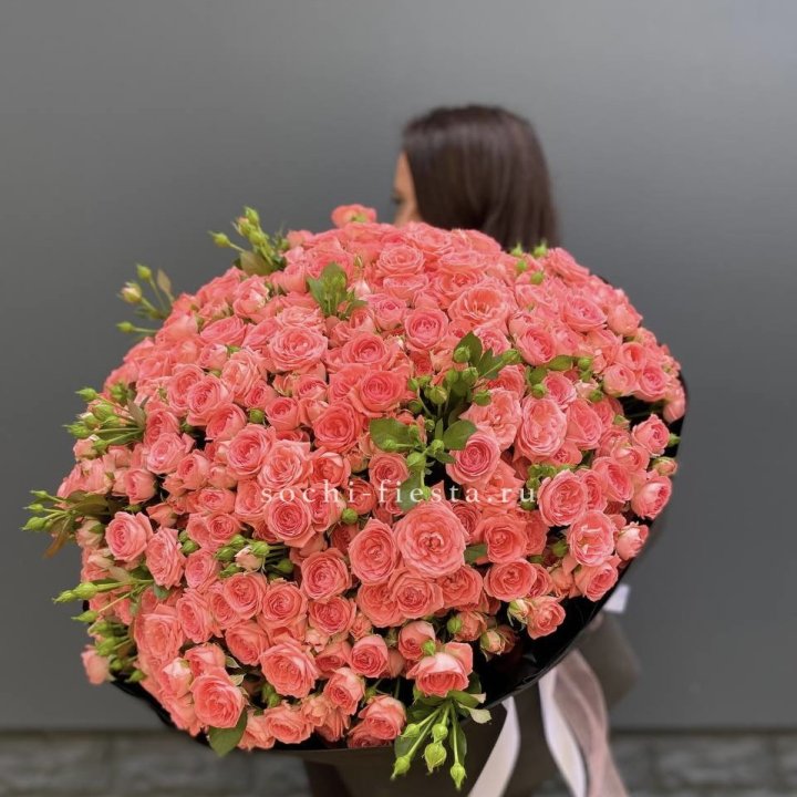 101 кустовая роза Барбадос в Кургане