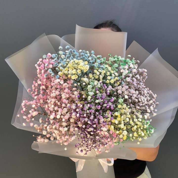 Радужные гипсофилы  в Кургане