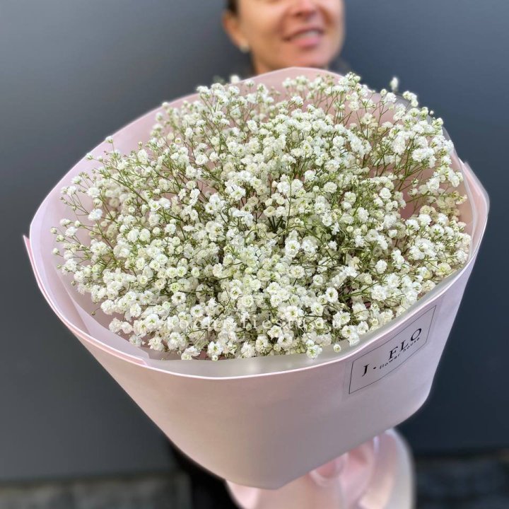 11 белых гипсофил в фоамиране в Кургане