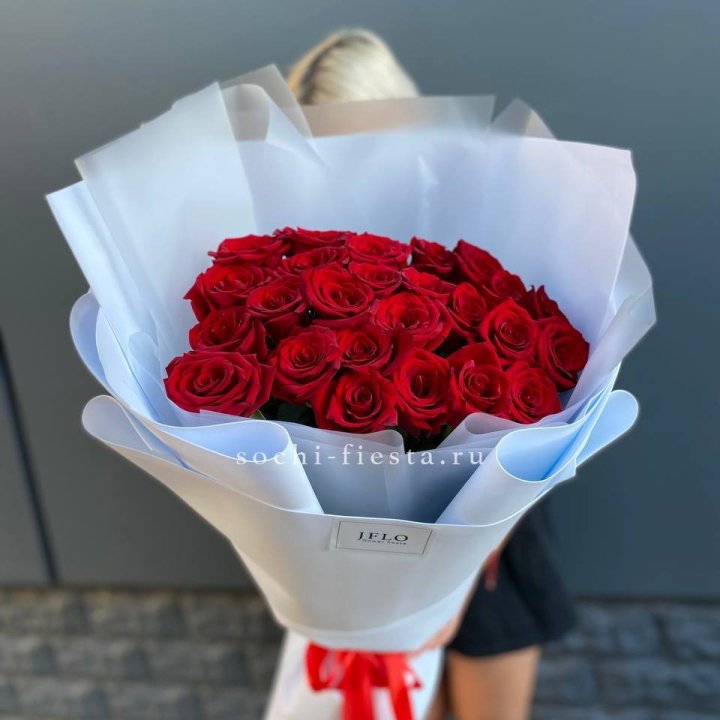 25 высоких роз  в Кургане