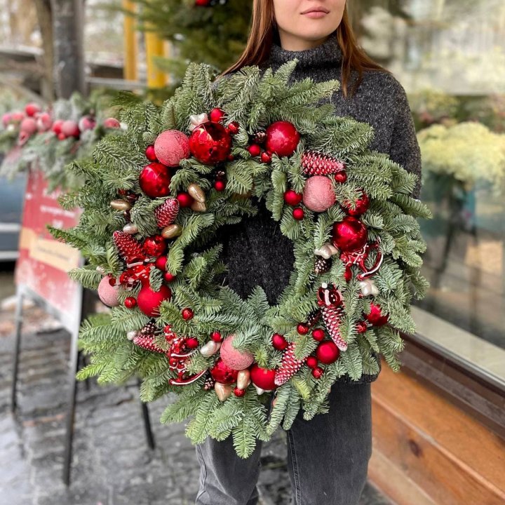 Рождественский венок  в Кургане