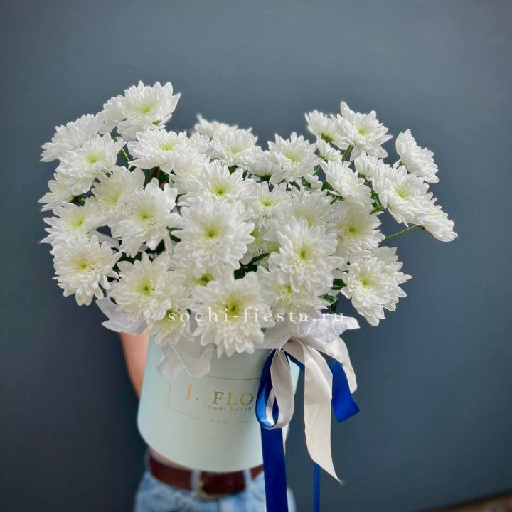 Коробка с хризантемами №3 в Кургане