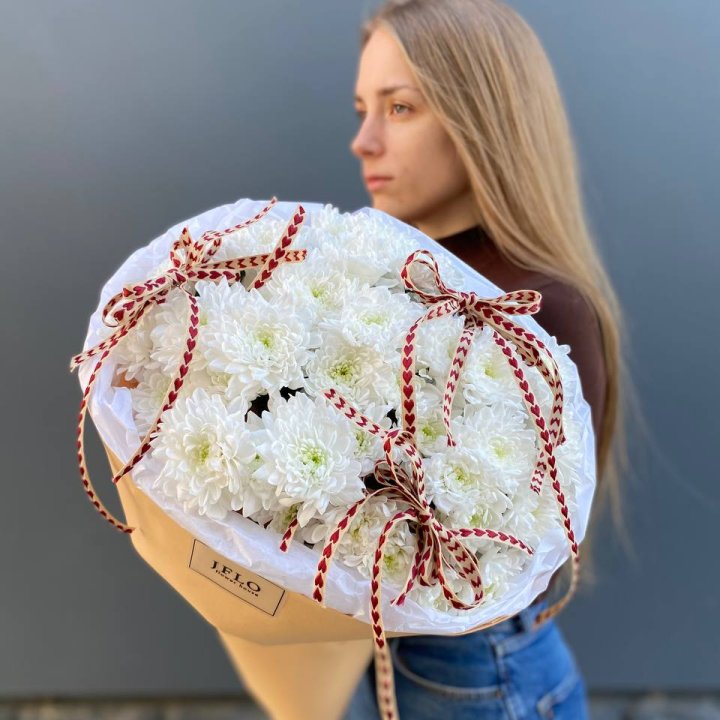 Букет "Хризантемы с любовью" в Кургане