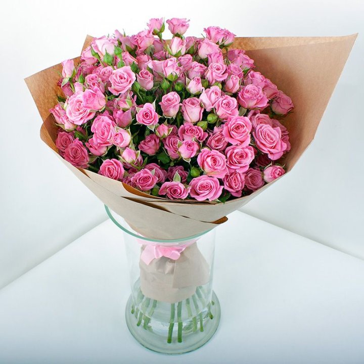 15 кустовых роз в Кургане