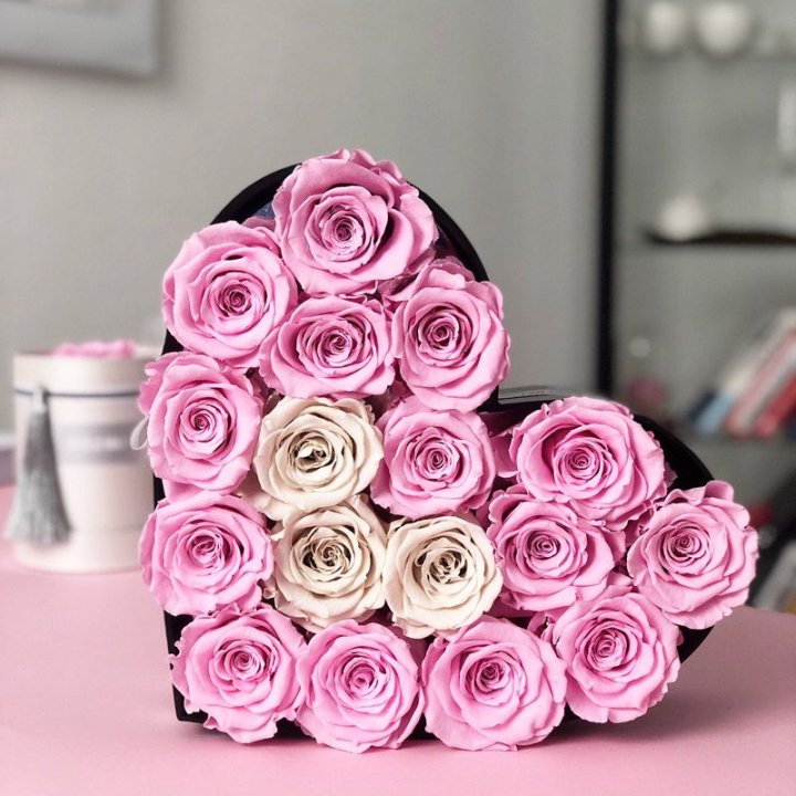 Сердце из роз в Кургане