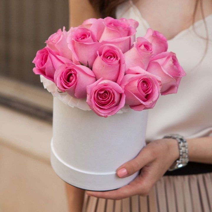 15 роз в боксе Кэтрин в Кургане