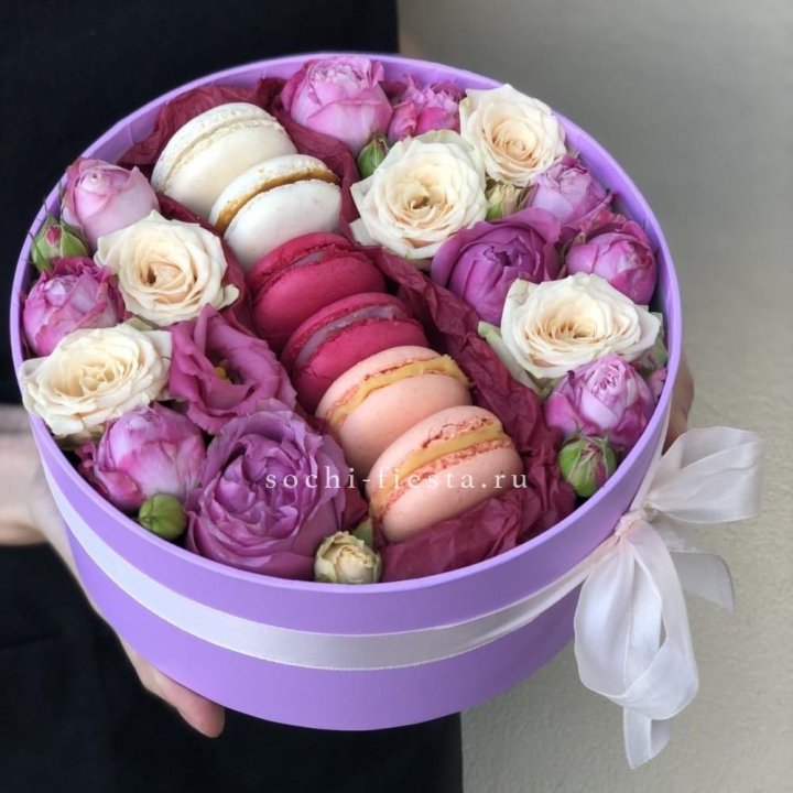 Цветочный бокс "Лаванди" в Кургане