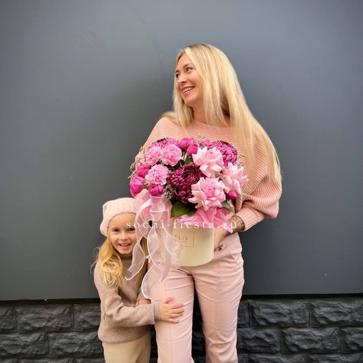 Цветочный бокс "Альба" в Кургане