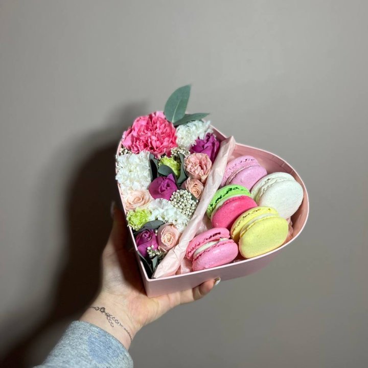 Дуо цветы и макаронсы в Кургане