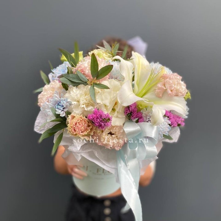 Дизайнерский цилиндр "Лилия" в Кургане