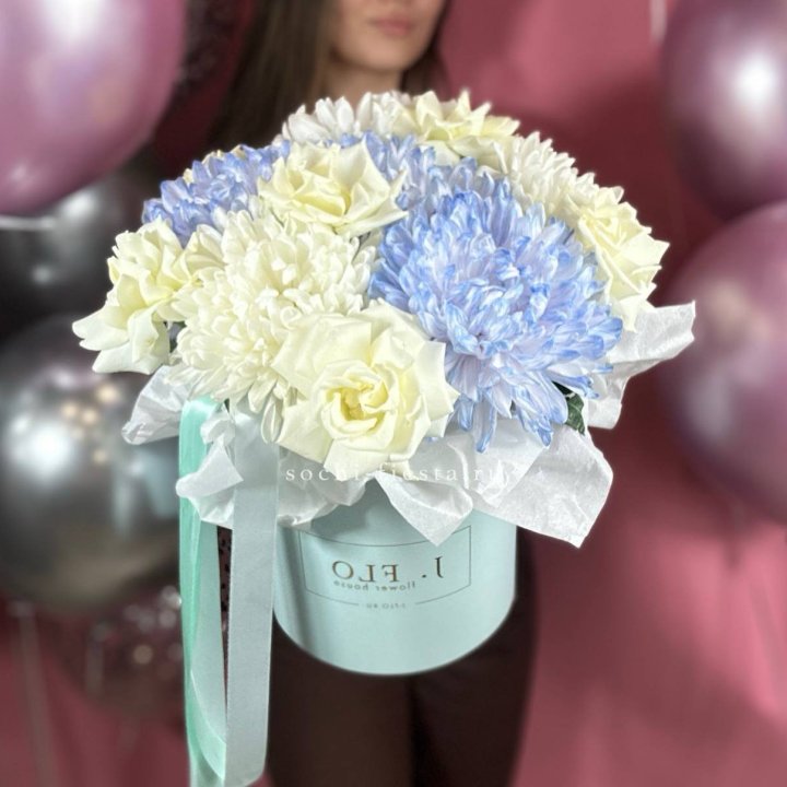 Коробка с цветами "Вольта" в Кургане