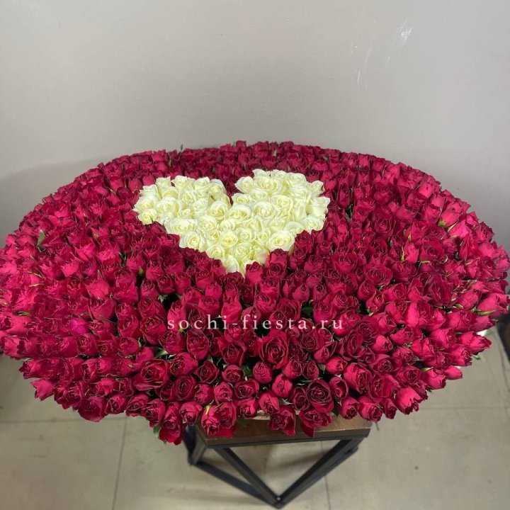 501 роза в корзине в Кургане