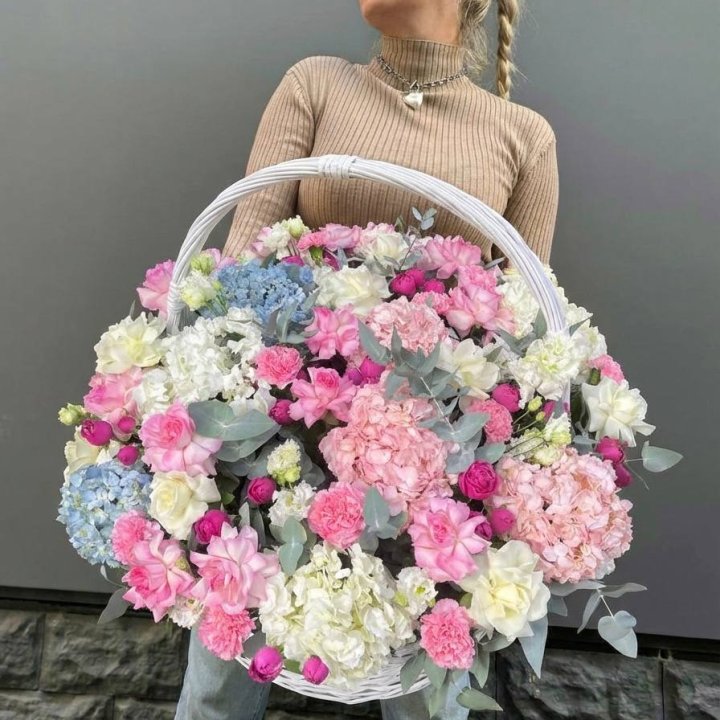 Цветочная корзина №3 в Кургане