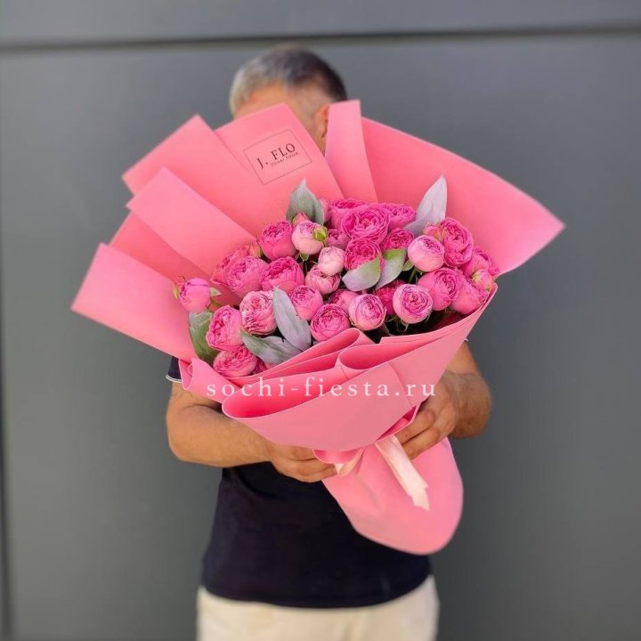 Пионовидные розы баблс №2 в Кургане